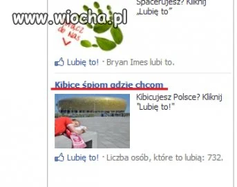 Tak.. Kibice "śpiom gdzie chcom"