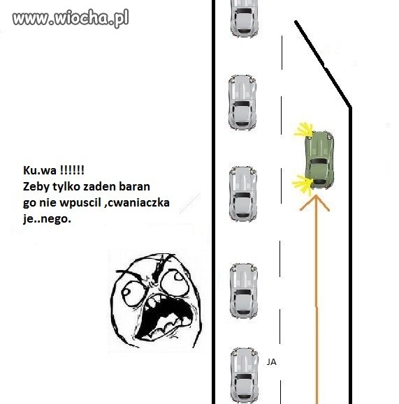 Jestem w korku na 2475tej pozycji