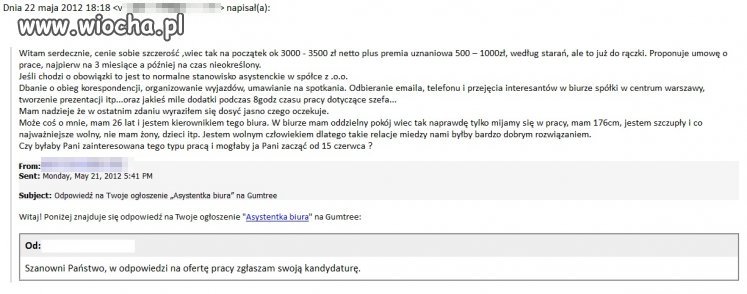 Asystenka dla pana kierownika na stanowisku