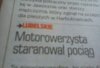 Kolejna katastrofa PKP. 