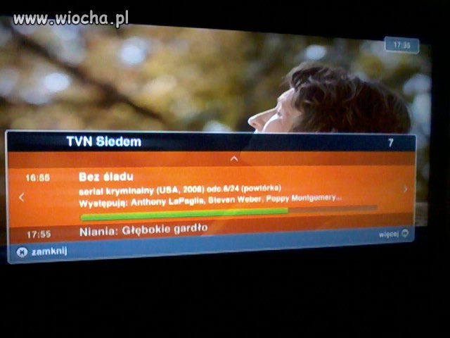 Teraz: "Bez śladu" a przed osiemnastą...