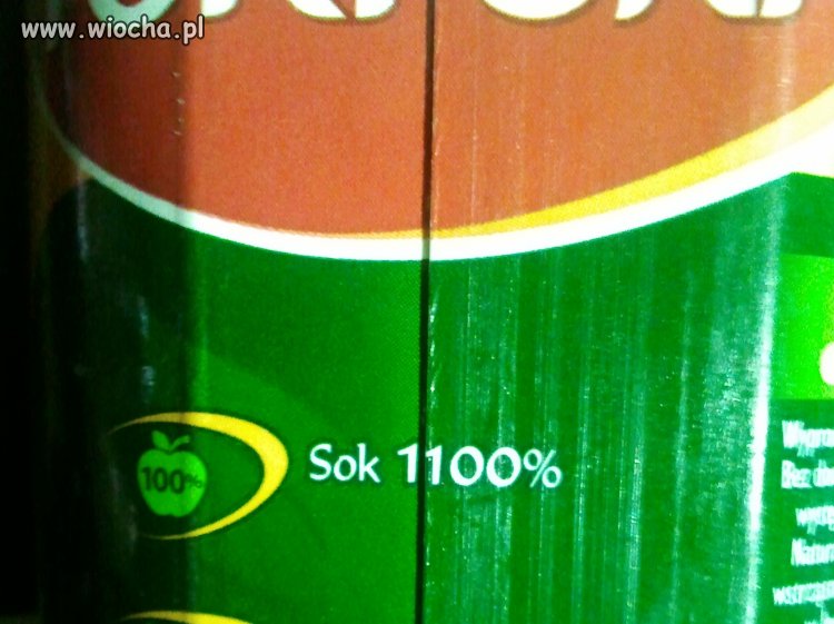 Sok z biedronki