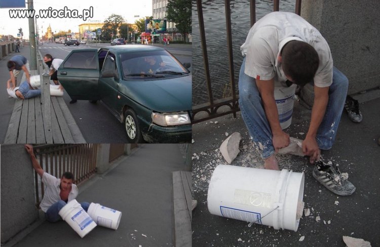 Ruska mafia...fart że nie wrzucili go do wody.
