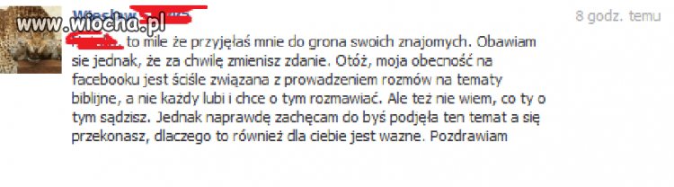 Kocia wiara na facebooku