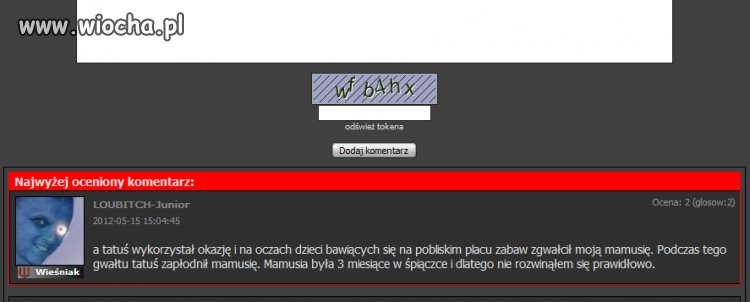 Najwyżej oceniony komentarz na pod absurdem 
