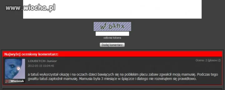 Najwyżej oceniony komentarz na pod absurdem 