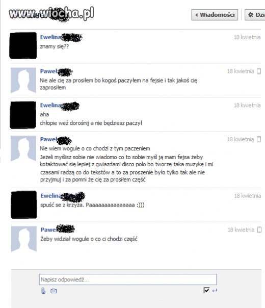 Paczenie na fejsie