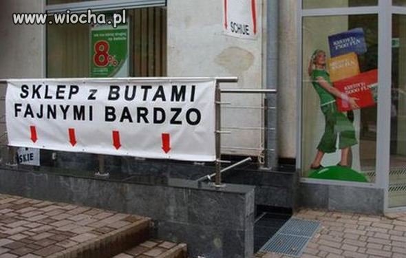 Sklep jest...szyld jest...wiocha też jest