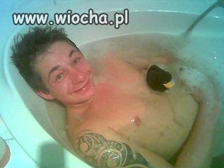 Opis pod zdjęciem: ja i kaczucha piratka!!