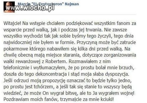 Marcin "El Testosteron" Najman