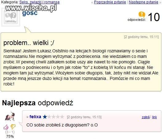 Podniecony Łukaszek Na Biologii hehe
