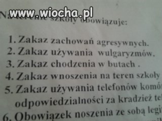 Wiocha w szkole