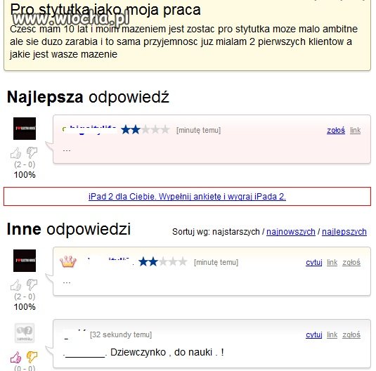 10 lat i jakie marzenia... Szkoda mi dziecka.