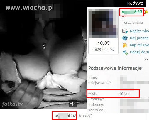 Młodociana na fotka.tv