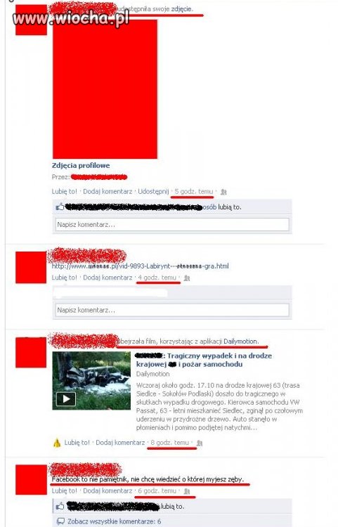 Ma rację, fb to nie pamiętnik