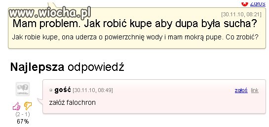 Problem z kupą...