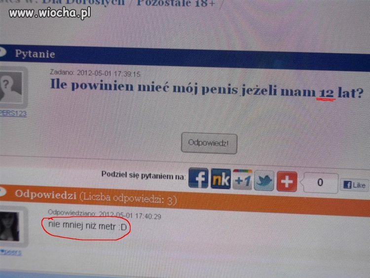 Nie ma to jak głupie pytania...