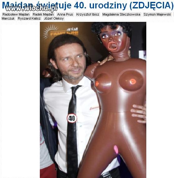 Majdan świętujący 40-te urodziny