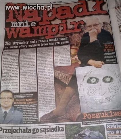 Rumiany wampir grozy