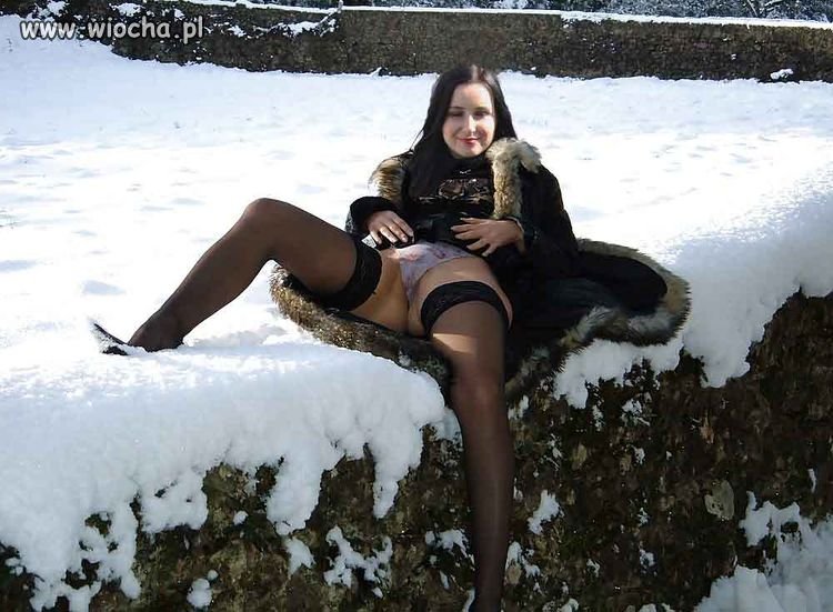 Takie tam na śniegu