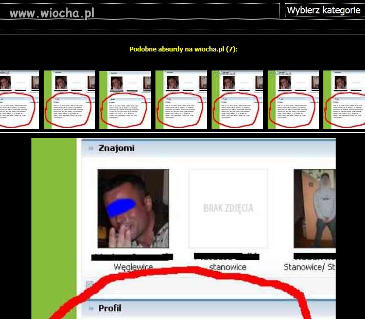 Jeden absurd siedem razy na Wiocha