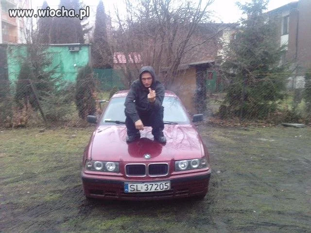 Szpan na BMW...