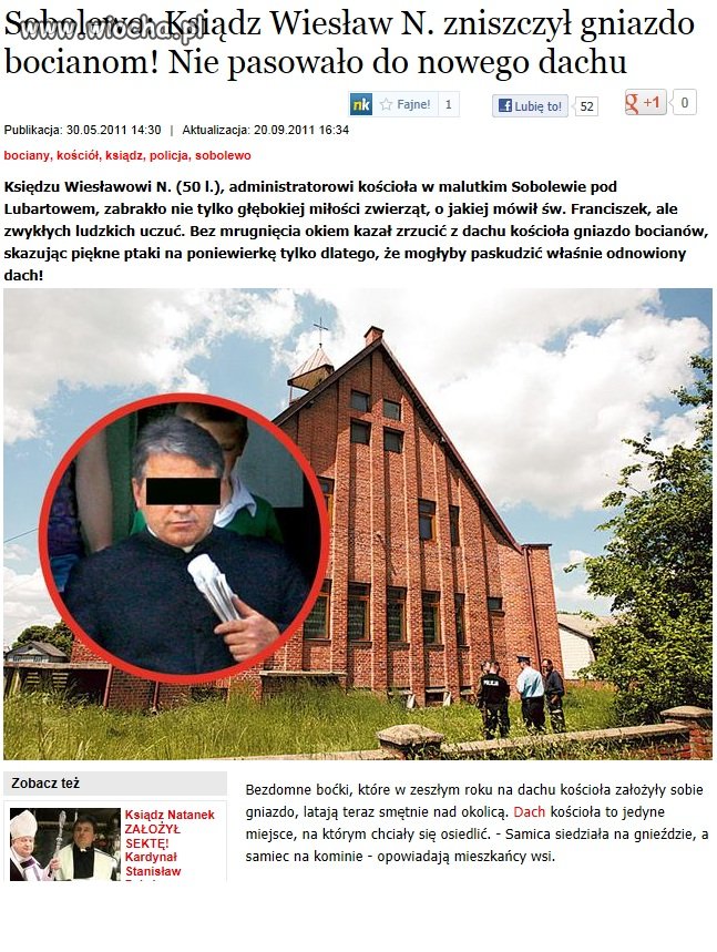 Może już miał dość dzieci???