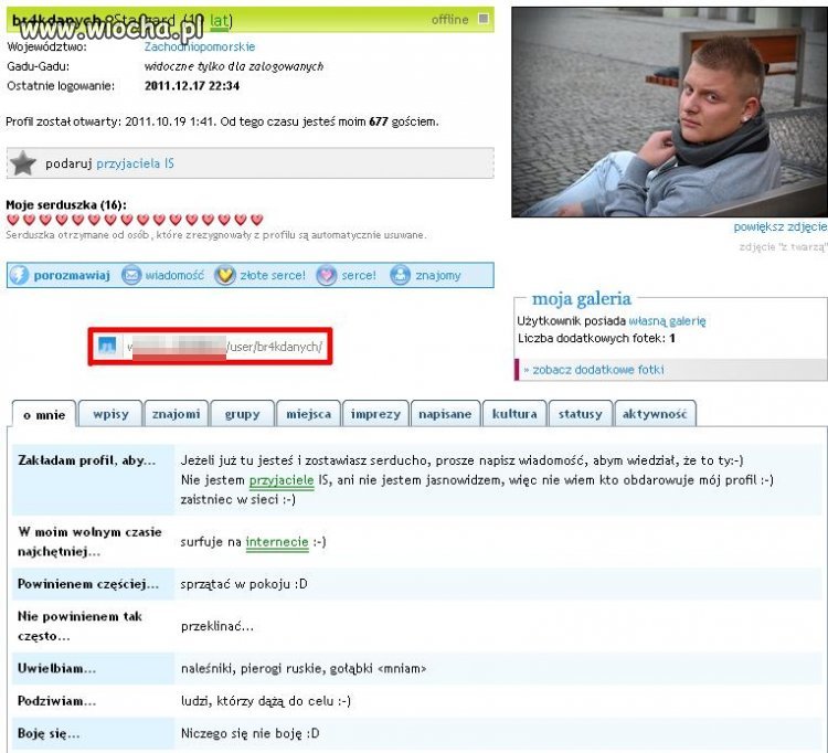 Pmóżmy koledze ZAISTNIEĆ W SIECI NA JEGO PROŚBĘ 