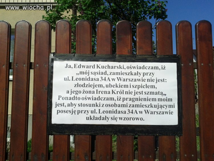 Wiocha w Warszawie