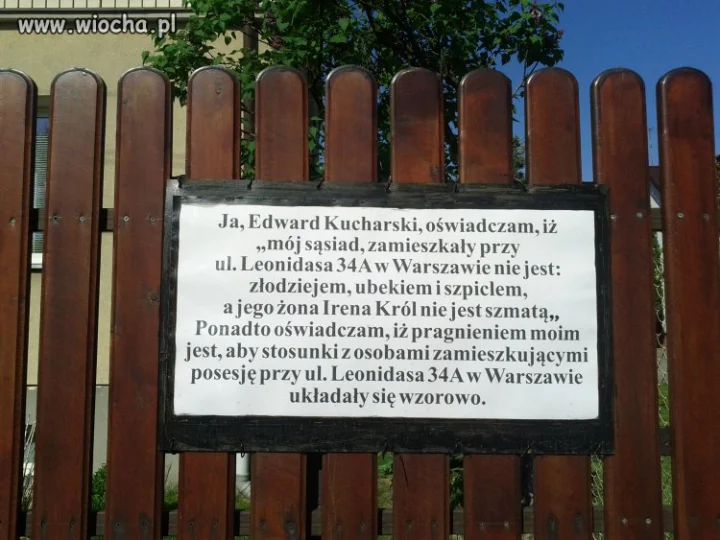 Wiocha w Warszawie