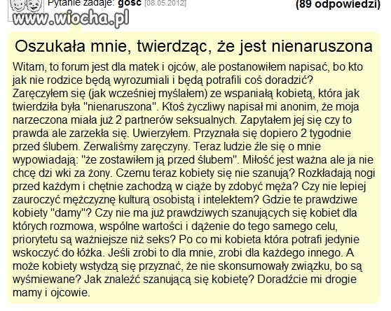 Oszustka!