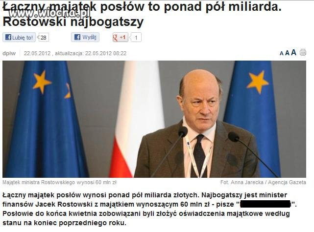 Posłowie mają miliony...