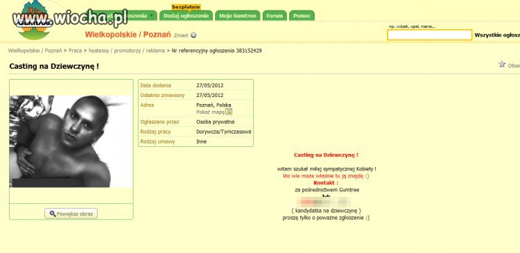 Casting na dziewczyne
