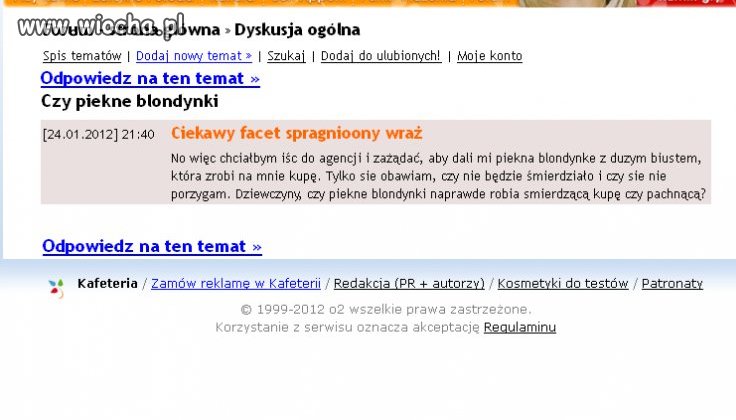 Kupa!! Kupa śmierdzi