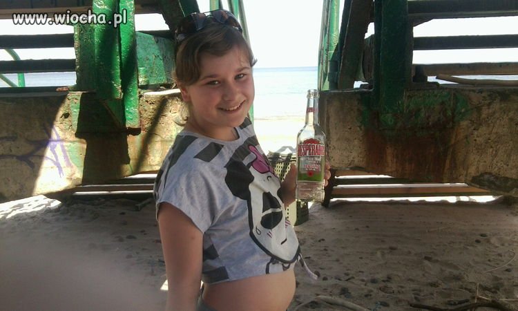 Szpan 11 latki na Desperados...