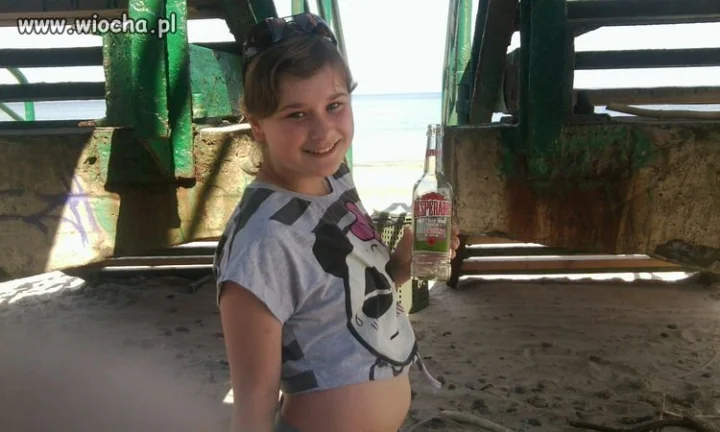 Szpan 11 latki na Desperados...