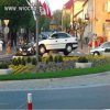 Kujawsko-pomorskie Rypin /Taxi na środku ronda