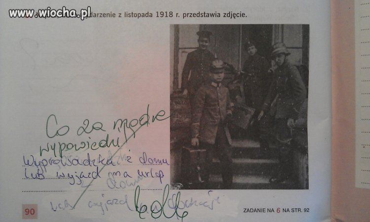 Poprawna odpowiedź z zadania z histy.