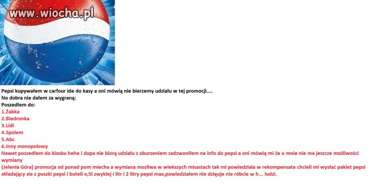 Wiocha Dla Pepsi