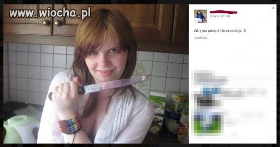 Bój się mam nóż w różowej mazi 
