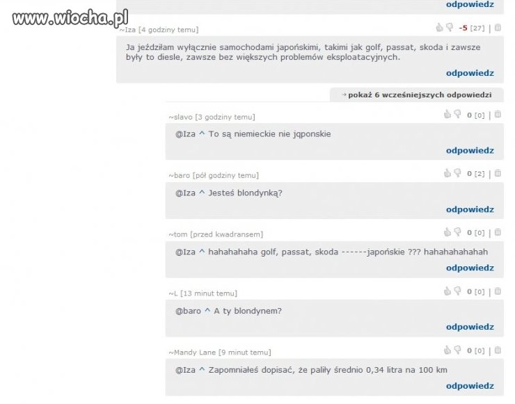 Blondynka na WP 