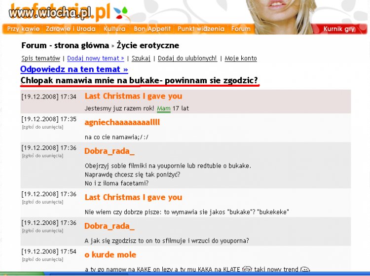 Chłopak proponuje jej bukkake ! 