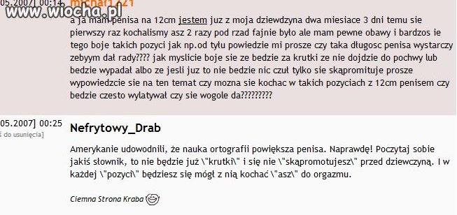 Ziomek pociska z polszczyzną.