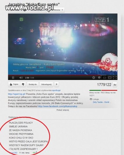 Nie ma to jak przerobić hymn na lepszy ;)