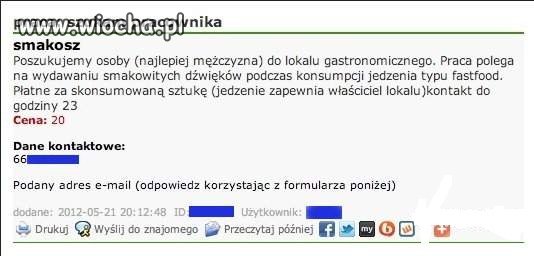 Z serii nażryj się i zarób