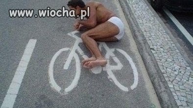 Biały rower mam 