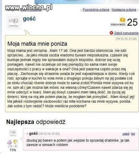 Matczyna miłość... Wiocha!