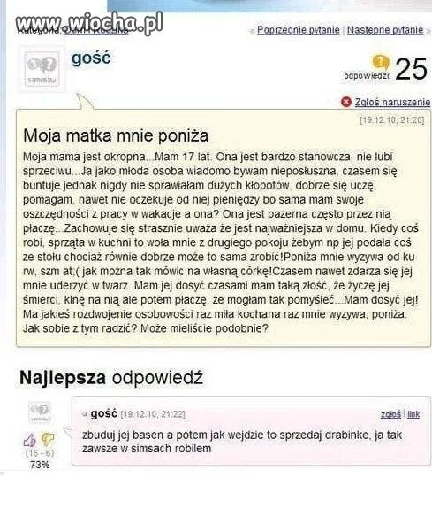 Matczyna miłość... Wiocha!