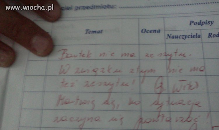 To napisała polonistka...