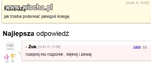 Jak poderwać kolegę?